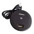 Carregador Wireless   Usb Mesa Embutir Portátil Ø60mm 