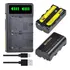 Carregador Yn300iii Np-f550 F570 F330 F350 F7500 F770 + 2bat