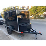 Carreta Baú Em Acm - Baú 2.50 X 1.50 X 1.50 Com Bagageiro