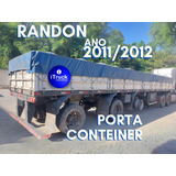 Carreta Randon Porta Conteiner Vanderléia 2011 2012   Guerra