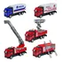Carretas Miniatura De Ferro Fricção Volvo Scania Mercedes