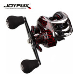 Carretilha De Pesca 7 1 1 Joyfox 18 Rolamentos 8kg Direito Carretel Carretilha 230g Preto vermelho