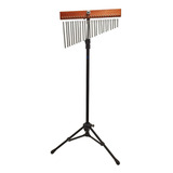 Carrilhão Simples 24 Barras Aluminio Com Pedestal