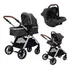 Carrinho 3 Em 1 Travel System Romanzo Duo Infanti Kit Completo Cax00849