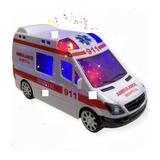 Carrinho Ambulancia Musical Luz