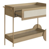 Carrinho Bar Porta Taças 110 Cm Pes Metal Oslo 28964 Hanover