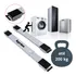 Carrinho Base Suporte Rodinhas Kyrios Ajustável Geladeira Fogão Kyrios Cor Black Grey