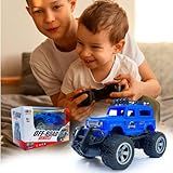 Carrinho Carro Controle Remoto Jeep Truck 4x4 Com Luz Off Road Trilha 3 Cores Brinquedo Infantil Presente (vermelho)