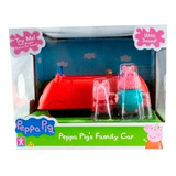 Carrinho Carro Peppa Pig E Familia   Mini Figuras Veículo