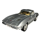 Carrinho Coleção Miniatura Corvette 1963 Ferro Metal Antigo
