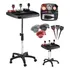 Carrinho Coloração Auxiliar Salão De Beleza   3 Kit Tintura