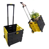 Carrinho Compras Dobravel Portatil