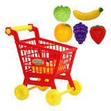 Carrinho Compras Supermercado Infantil   07 Frutinhas Legume