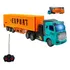 Carrinho Controle Remoto Caminhão Carreta Truck Ninho Boy Cor Laranja