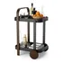 Carrinho De Bar Umbra Bellwood   Madeira   Rodas 53x44x80cm