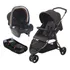 Carrinho De Bebê Cr3 Gray Cobre Com Bebê Conforto E Base