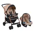 Carrinho De Bebê De Paseio Travel System Burigotto Rio K Travel System Mon Amour Com Chassi De Cor Cobre