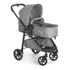 Carrinho De Bebê De Paseio Travel System Galzerano 1440 Olympus Travel System Cinza Com Chassi De Cor Preto