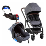 Carrinho De Bebê Epic Trio Cor Black Deep Infanti