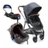 Carrinho De Bebê Epic Trio Grey Vintage Infanti