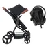Carrinho De Bebê Galzerano Ivy E Bebê Conforto Preto