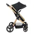 Carrinho De Bebê Ivy Gold Berço-passeio E Moisés Galzerano