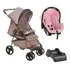 Carrinho De Bebê Maranello Ii C/ Bebê Conforto Grid E Base