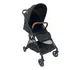 Carrinho De Bebê Passeio Compacto Zurich Preto E Marrom Premium Baby Ppb9cbe-032