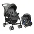 Carrinho De Bebê Rio K + Bebê Conforto Burigotto Preto