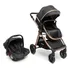 Carrinho De Bebê Travel System Romanzo Infanti Ts Romanzo Cor Preto Chassi Bronze