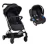 Carrinho De Bebê Zap Preto Compacto+bebê Conforto Burigotto