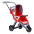 Carrinho De Boneca Bebe 3 Rodas Infantil Vermelho Super Toys