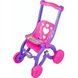 Carrinho De Boneca Princesa Rosa C  Brinquemix  cdb040
