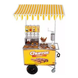 Carrinho De Churros Gourmet Masseira Fuso E 4 Doceiras   R2