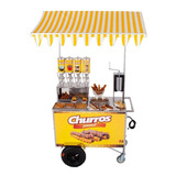 Carrinho De Churros Gourmet Masseira Fuso E 4 Doceiras R2