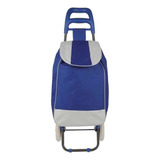 Carrinho De Compras Bag 2 Rodas Bolsa Leva Tudo 30kg Mor 002498 Azul