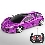 Carrinho De Controle Remoto Faróis Em Led - Super Carros Com Alta Velocidade (mrosa)