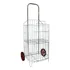 Carrinho De Feira Compras Cano Longo Dobravel Csk 004 Cor Prateado