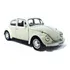 Carrinho De Ferro Fusca Clássico 1/32 Miniatura Coleção Cor Bege