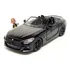 Carrinho De Ferro Miniatura Bmw Z4 Cinza Metal Kinsmart 1:34 Cor Preto