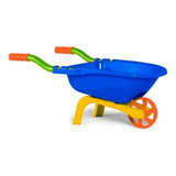 Carrinho De Mão Brinquedo Praia Jardim Carriola Tateti  azul