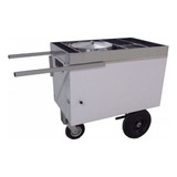 Carrinho De Milho Verde Com Caldeirão 36 Litros   Inox