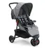 Carrinho De Passeio Infantil Delta (até 15kg) Cinza Voyage Cor Cinza-grid Cor Do Chassi Preto