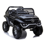 Carrinho Elétrico Infantil Importway Mercedes Benz Unimog Cor Preto Voltagem Do Carregador 110v/220v