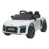 Carrinho Eletrico Infantil Mini Carro Criança 12v Audi R8 Cor Branco Voltagem Do Carregador 110v/220v