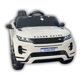 Carrinho Elétrico Infantil Range Rover Evoque Branca 12v