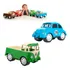 Carrinho Fusca + Komby Brinquedo Carro Médio Kit Infantil..
