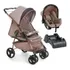 Carrinho Maranello Chocolate E Bebê Conforto Base Galzerano