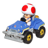 Carrinho Mario Kart Hot Wheels 1:64 - Mattel Gbg25 Cor Toad Movie
