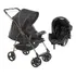 Carrinho Milano Ii Preto Cobre Com Bebê Conforto - Galzerano